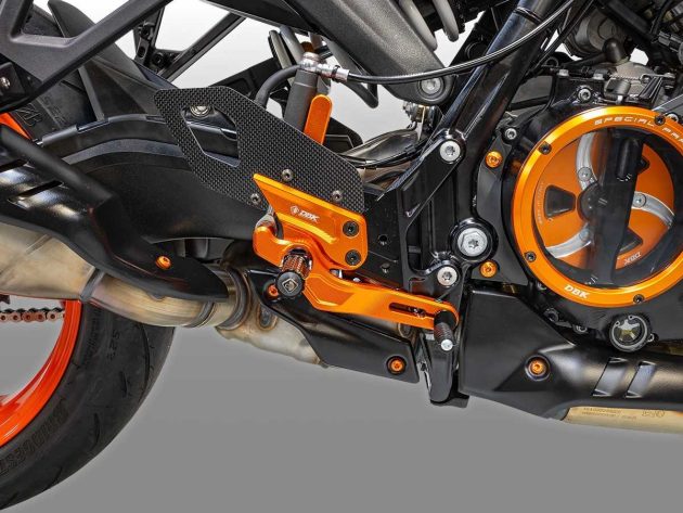 KTM 990 Duke Adjustable Rearsets - PRKTM01 DBK