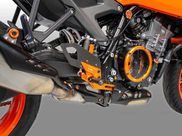 KTM 990 Duke Adjustable Rearsets - PRKTM01 DBK