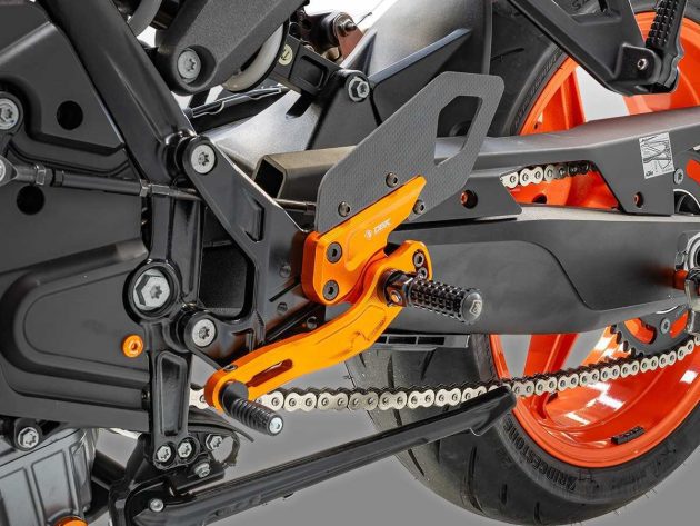 KTM 990 Duke Adjustable Rearsets - PRKTM01 DBK