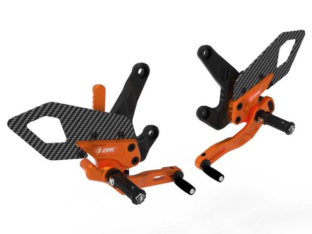 KTM 990 Duke Adjustable Rearsets - PRKTM01 DBK