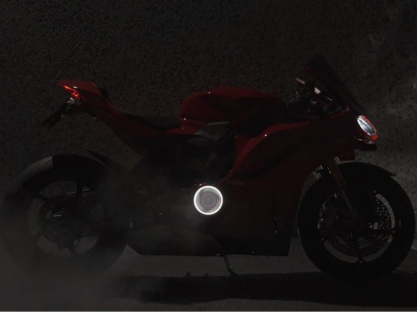 Panigale V2/1199/1299/959, Streetfighter V2 LED Clear Clutch Cover - CC1199L02 DBK