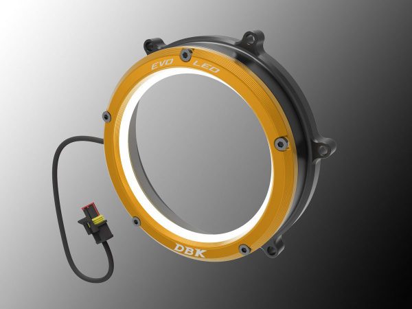 Panigale V2/1199/1299/959, Streetfighter V2 LED Clear Clutch Cover - CC1199L02 DBK