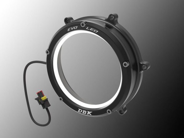 Panigale V2/1199/1299/959, Streetfighter V2 LED Clear Clutch Cover - CC1199L02 DBK