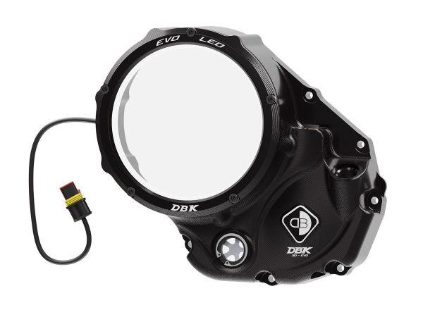 Monster 937, Multistrada V2, DesertX LED Clear Clutch Cover - CCDVL10 DBK