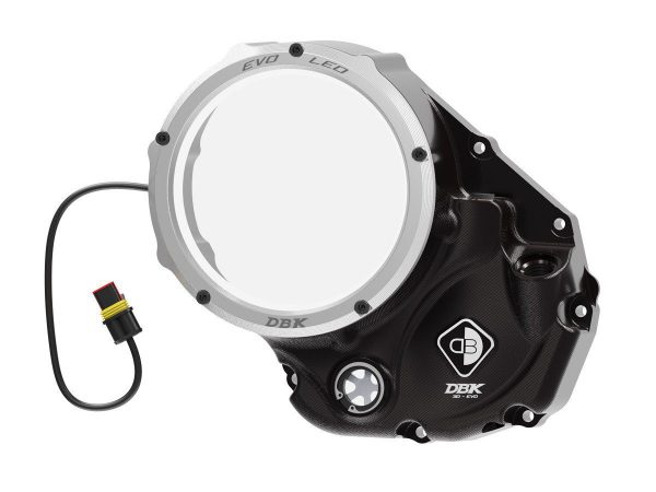Monster 937, Multistrada V2, DesertX LED Clear Clutch Cover - CCDVL10 DBK
