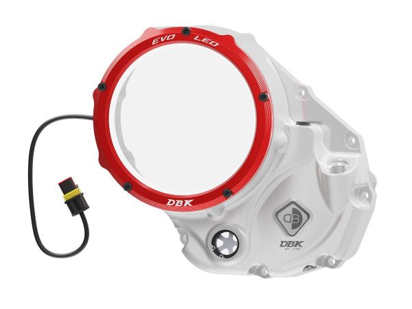 Monster 937, Multistrada V2, DesertX LED Clear Clutch Cover - CCDVL10 DBK