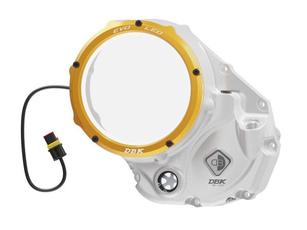Monster 937, Multistrada V2, DesertX LED Clear Clutch Cover - CCDVL10 DBK