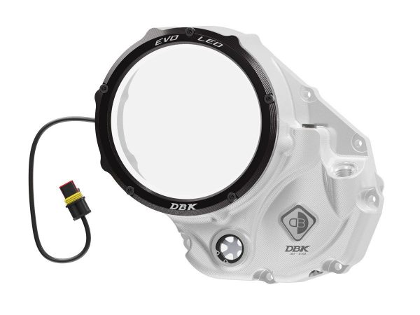Monster 937, Multistrada V2, DesertX LED Clear Clutch Cover - CCDVL10 DBK