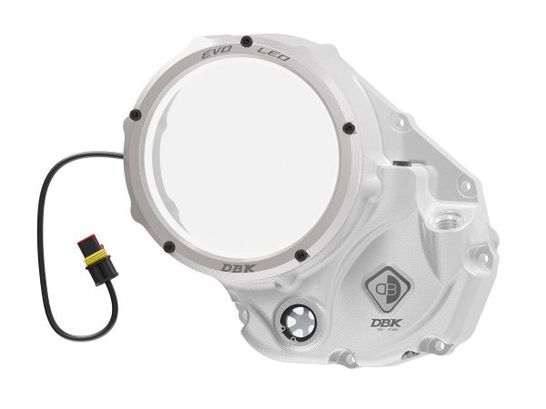 Monster 937, Multistrada V2, DesertX LED Clear Clutch Cover - CCDVL10 DBK