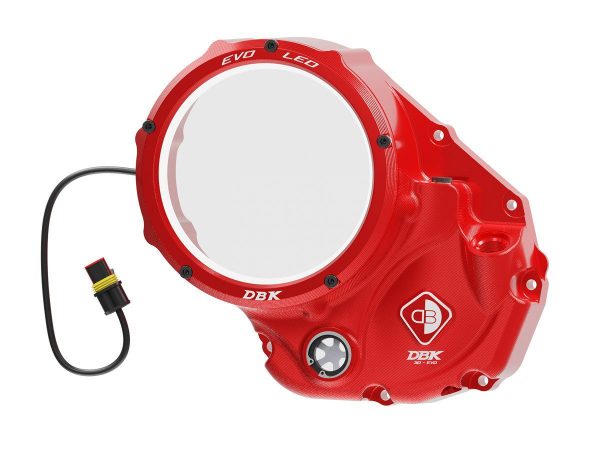 Monster 937, Multistrada V2, DesertX LED Clear Clutch Cover - CCDVL10 DBK