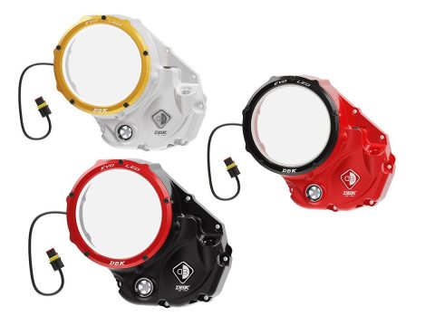 Monster 937, Multistrada V2, DesertX LED Clear Clutch Cover - CCDVL10 DBK