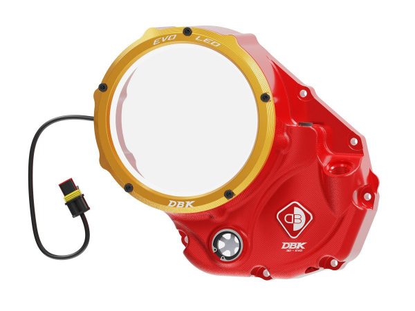 Monster 937, Multistrada V2, DesertX LED Clear Clutch Cover - CCDVL10 DBK