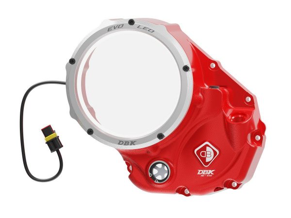 Monster 937, Multistrada V2, DesertX LED Clear Clutch Cover - CCDVL10 DBK