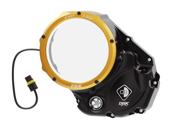 Monster 937, Multistrada V2, DesertX LED Clear Clutch Cover - CCDVL10 DBK