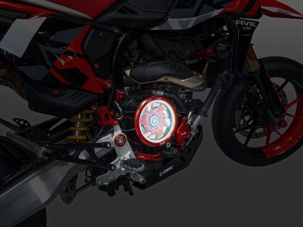 Hypermotard 698 LED Clear Clutch Cover - CCDVL15 DBK