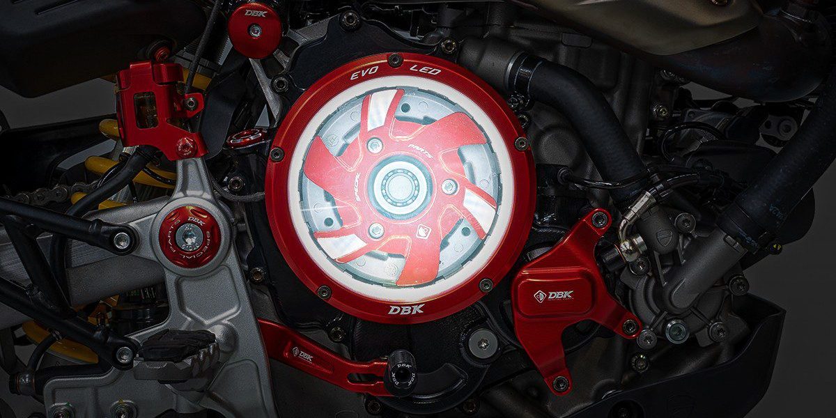 Hypermotard 698 LED Clear Clutch Cover - CCDVL15 DBK