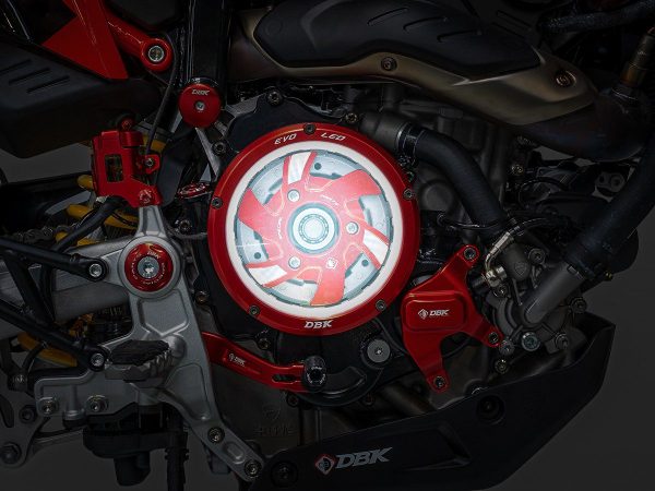 Hypermotard 698 LED Clear Clutch Cover - CCDVL15 DBK