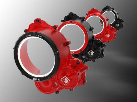 Hypermotard 698 LED Clear Clutch Cover - CCDVL15 DBK