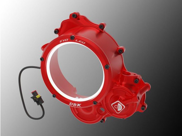 Hypermotard 698 LED Clear Clutch Cover - CCDVL15 DBK
