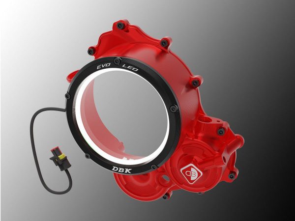 Hypermotard 698 LED Clear Clutch Cover - CCDVL15 DBK