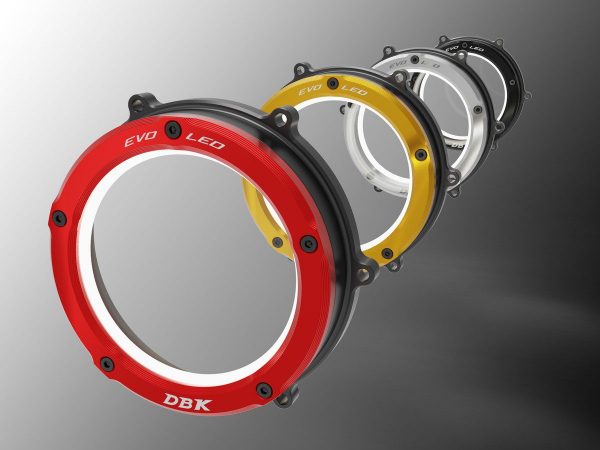 Panigale V4, Multistrada V4, Streetfighter V4, Diavel V4 LED Clear Clutch Cover - CCV4L01 DBK