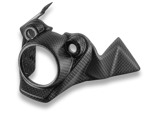 Hypermotard 950 Carbon Fiber Ignition Key Covers, Matte - CRB199O DBK