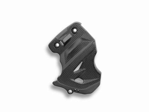 DesertX, Monster 937, Scrambler 1100 Carbon Fiber Front Sprocket Cover, Matte - CRB32O DBK