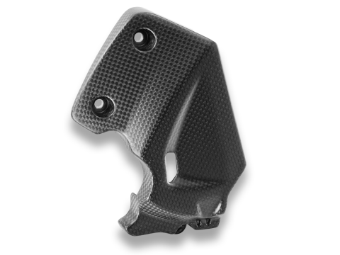 Hypermotard 950 Carbon Fiber Front Sprocket Cover, Matte - CRB200O DBK