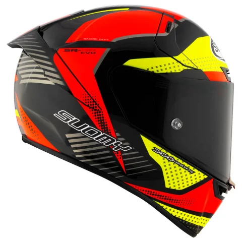 Suomy SR-GP EVO Airspeed Helmet, Red/Yellow