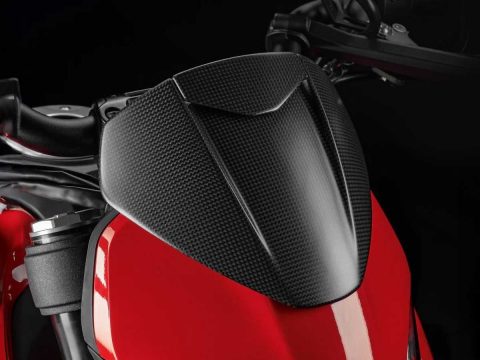 Hypermotard 950 Carbon Fiber Windscreen, Matte - CRB191O DBK