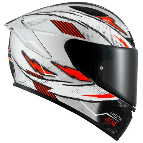 Suomy Track-1 Helmet 404 Matte Silver/Red