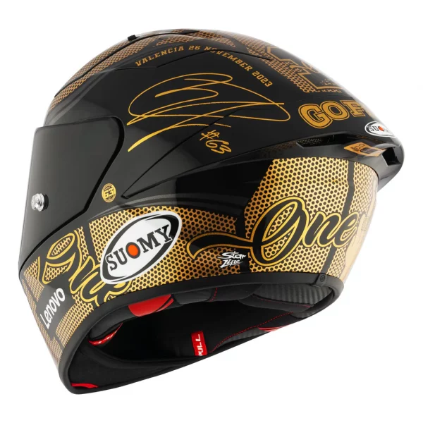Suomy S1-XR GP Helmet Pecco Bagnaia 2023 World Champion Gold