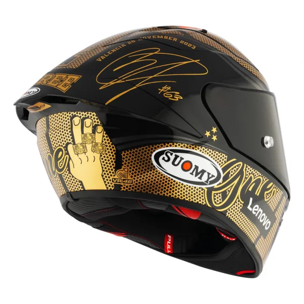 Suomy S1-XR GP Helmet Pecco Bagnaia 2023 World Champion Gold
