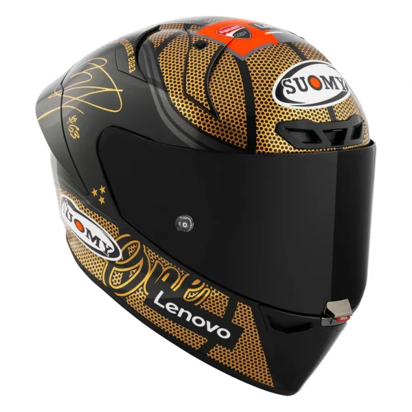 Suomy S1-XR GP Helmet Pecco Bagnaia 2023 World Champion Gold