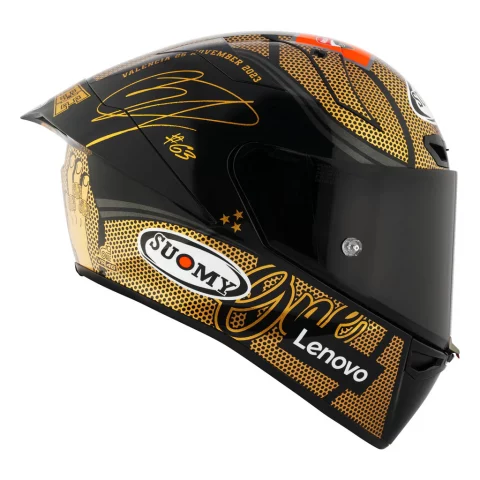 Suomy S1-XR GP Helmet Pecco Bagnaia 2023 World Champion Gold