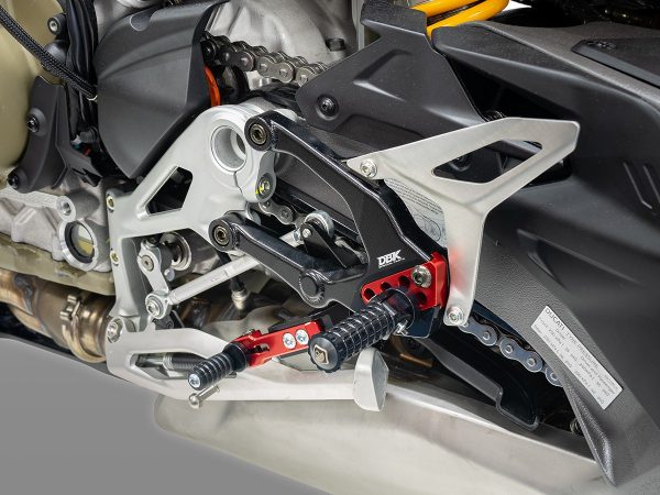 2025 Streetfighter V4 Adjustable Rearsets - PRSF402 DBK