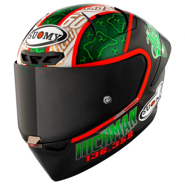 Suomy S1-XR GP Helmet - Carbon Hickman 2024 Replica
