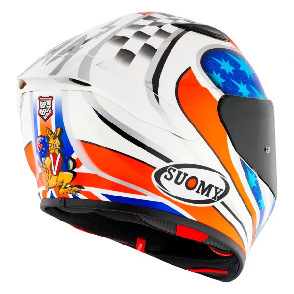 Suomy Track-1 Helmet Troy Bayliss Replica '02