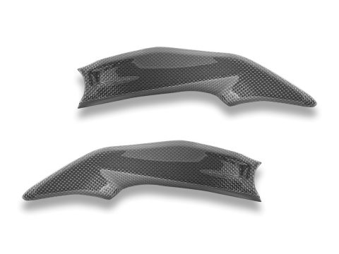 2025 Panigale V4/Streetfighter V4 Carbon Fiber Frame Covers, Glossy - CRB236L