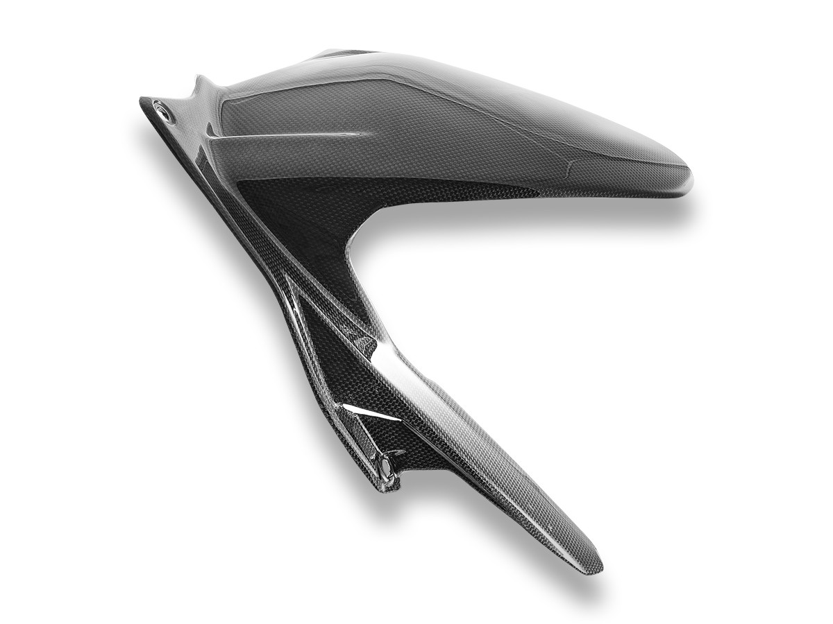 2025 Panigale V4/Streetfighter V4 Carbon Fiber Rear Wheel Hugger/Fender, Glossy - CRB228L DBK