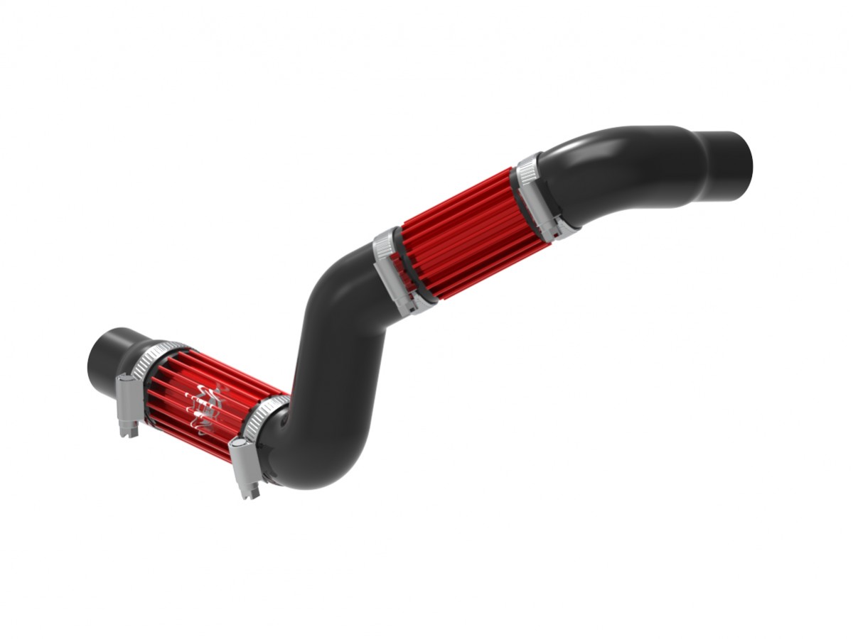 2025 Streetfighter V4 Radiator Line Cooler - DC07 DBK