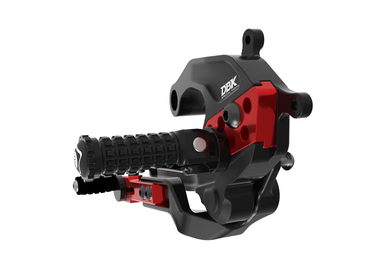 2025 Panigale V2 Adjustable Rearsets - PRV201 DBK