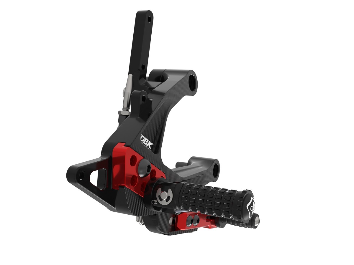 2025 Panigale V2 Adjustable Rearsets - PRV201 DBK