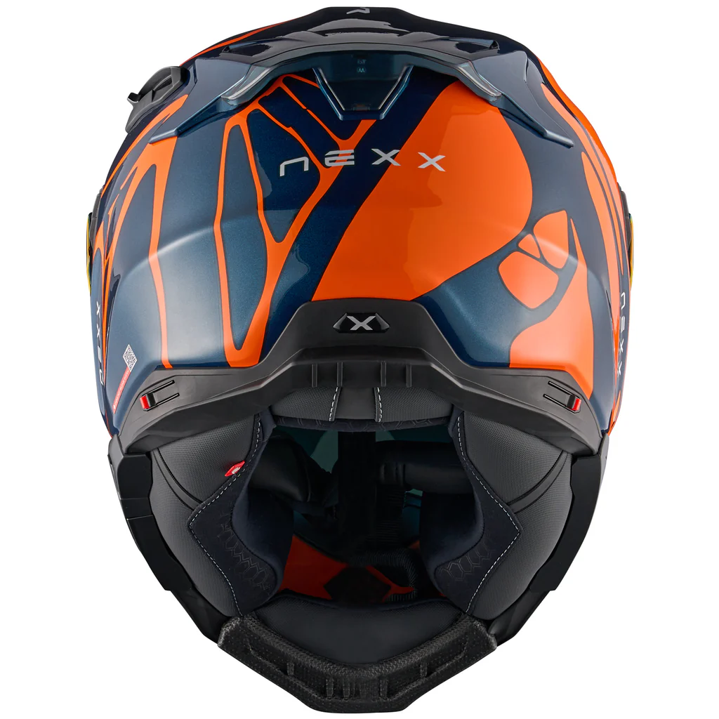 Nexx X.WST3 B-Side Helmet, Teal/Orange