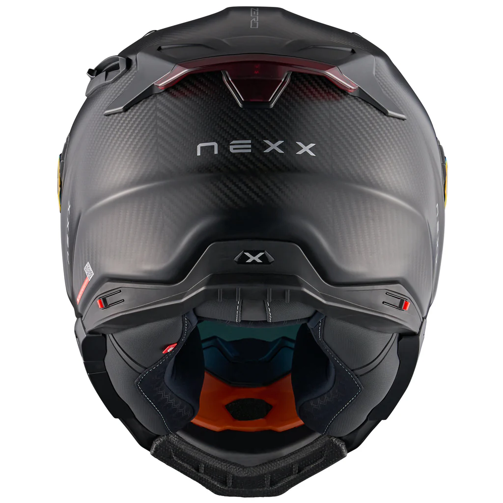 Nexx X.WST3 Zero Pro Carbon Helmet, Matte Carbon/Red