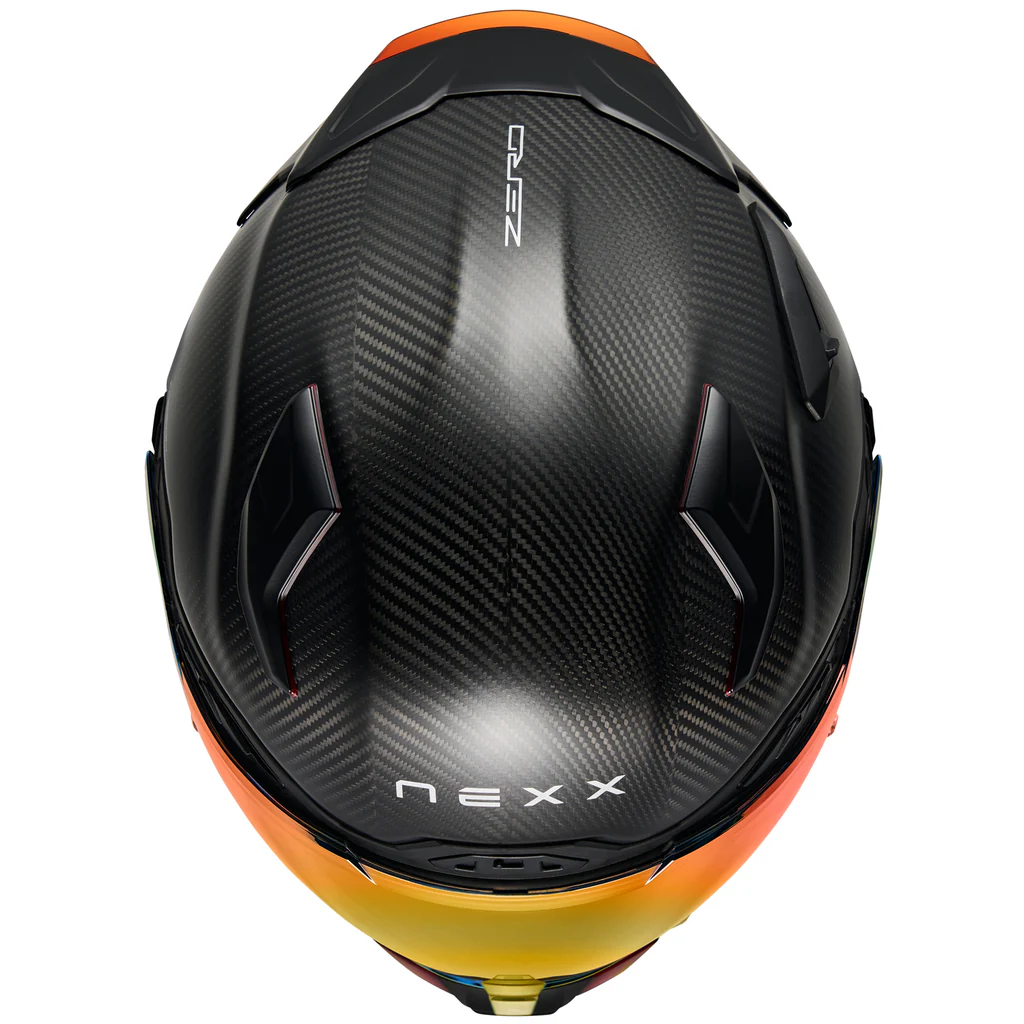 Nexx X.WST3 Zero Pro Carbon Helmet, Matte Carbon/Red