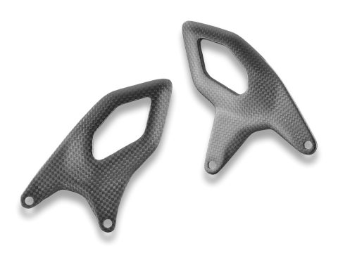 2025 Panigale V2/Streetfighter V2 Carbon Fiber Heel Guards, Matte - CRB263O
