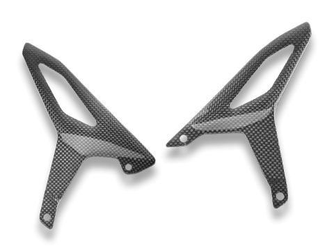 2025 Streetfighter V4 Carbon Fiber Heel Guards, Glossy - CRB270L