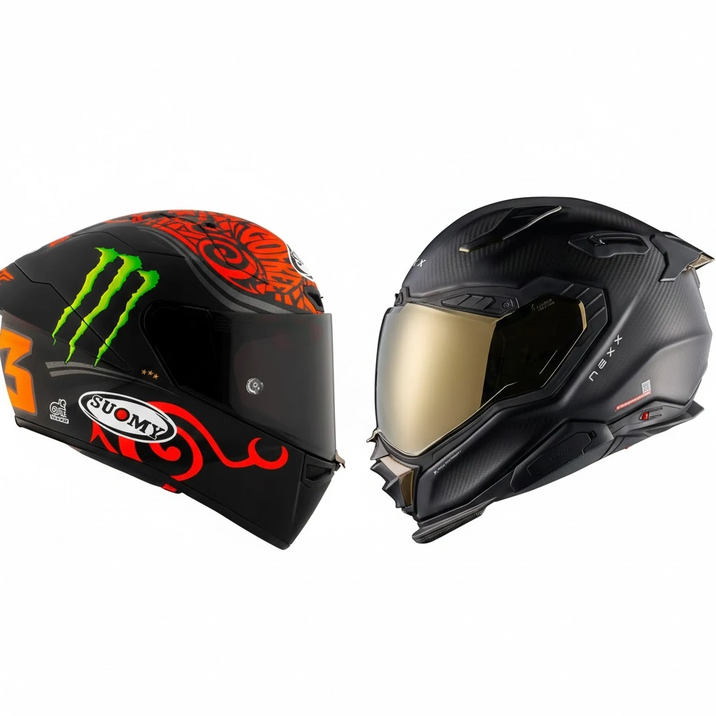 suomy vs nexx helmets