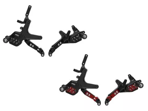 2025/26 Ducati Streetfighter V2 Adjustable Rearsets -PRSFV202 DBK
